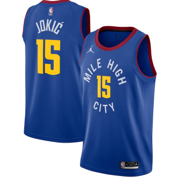 Men's Nikola Jokic Denver Nuggets Jordan Brand 2020/21 Swingman Jersey - Statement Edition - Blue