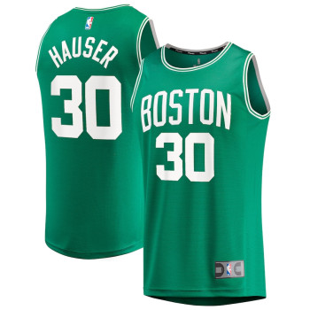 Men's Sam Hauser Boston Celtics 2021/22 Fast Break Replica Jersey - Icon Edition - Kelly Green