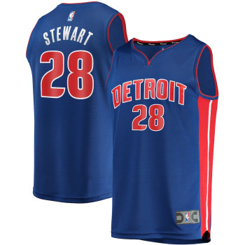 Men's Isaiah Stewart Detroit Pistons 2021/22 Fast Break Replica Jersey - Icon Edition - Blue