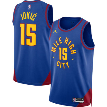 Men's Nikola Jokic Denver Nuggets Jordan Brand 2022/23 Statement Edition Swingman Jersey - Blue