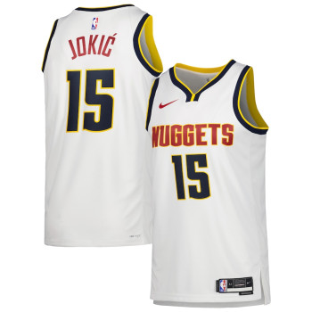 Men's Nikola Jokic Denver Nuggets Nike 2022/23 Swingman Jersey - White - Association Edition