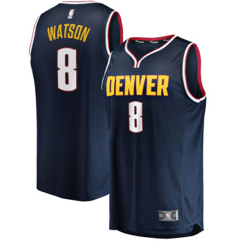 Men's Peyton Watson Denver Nuggets 2022 NBA Draft First Round Pick Fast Break Replica Player Jersey - Icon Edition - Navy