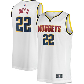 Men's Zeke Nnaji Denver Nuggets Fast Break Player Jersey - Association Edition - White