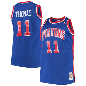 Men's Isaiah Thomas Detroit Pistons Mitchell & Ness Big & Tall Hardwood Classics Jersey - Royal