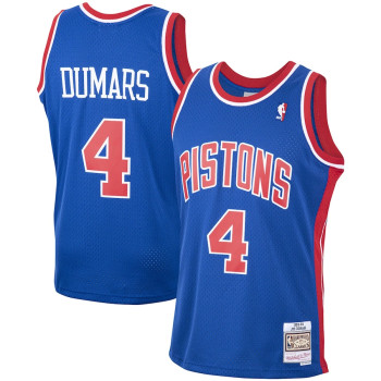 Men's Joe Dumars Detroit Pistons Mitchell & Ness 1988-89 Hardwood Classics Swingman Player Jersey - Blue