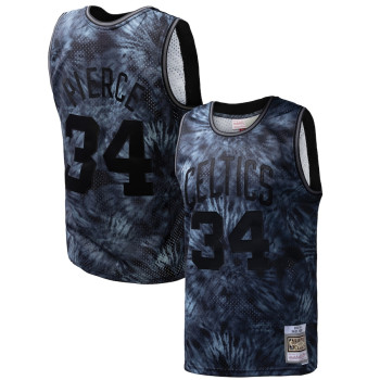 Men's Paul Pierce Boston Celtics Mitchell & Ness Hardwood Classics 2007-08 Tie-Dye Swingman Jersey - Black