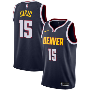 Men's Nikola Jokic Denver Nuggets Nike Replica Swingman Jersey - Icon Edition - Navy