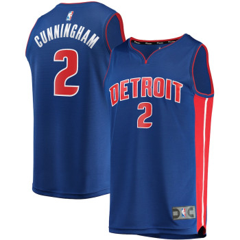 Men's Cade Cunningham Detroit Pistons 2021/22 Fast Break Replica Jersey - Icon Edition - Blue