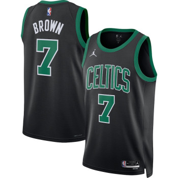 Men's Jaylen Brown Boston Celtics Jordan Brand 2022/23 Statement Edition Swingman Jersey - Black
