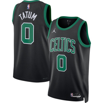 Men's Jayson Tatum Boston Celtics Jordan Brand 2022/23 Statement Edition Swingman Jersey - Black