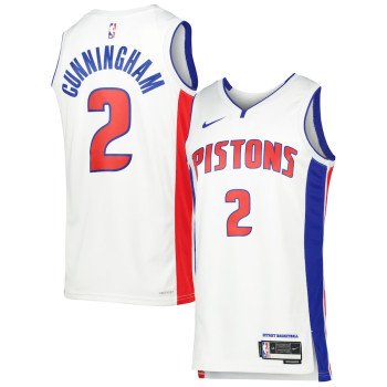 Men's Cade Cunningham Detroit Pistons Nike 2022/23 Swingman Jersey - White - Association Edition