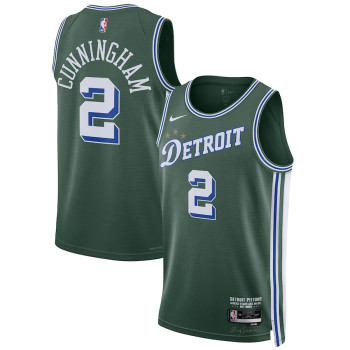 Men's Cade Cunningham Detroit Pistons Nike 2022/23 Swingman Jersey - City Edition - Green
