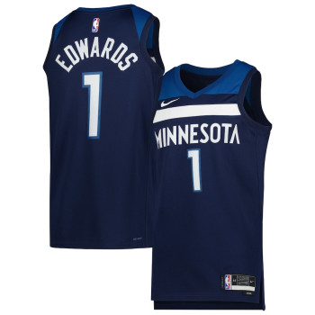 Men's Anthony Edwards Minnesota Timberwolves Nike 2022/23 Swingman Jersey - Icon Edition - Navy