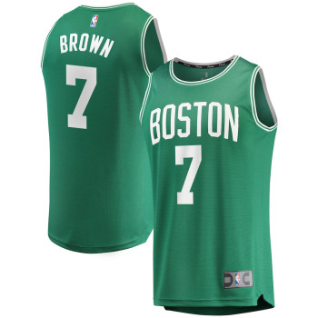 Men's Jaylen Brown Boston Celtics Fast Break Replica Player Jersey - Green