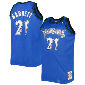 Men's Kevin Garnett Minnesota Timberwolves Mitchell & Ness Big & Tall Hardwood Classics 2003-04 Swingman Jersey - Blue