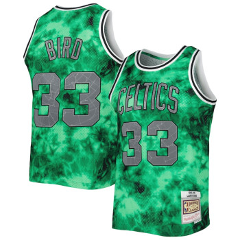 Men's Larry Bird Boston Celtics Mitchell & Ness 1985-86 Galaxy Swingman Jersey - Kelly Green