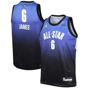 Youth LeBron James Jordan Brand 2023 NBA All-Star Game Swingman Jersey - Blue